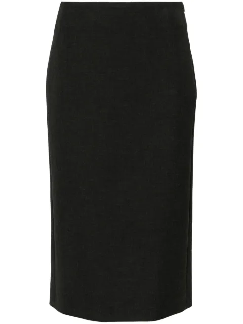 Peserico A-line midi skirt Grey P0559801934
