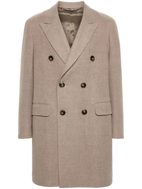 Canali double-breasted coat Neutrals FX05352E50879