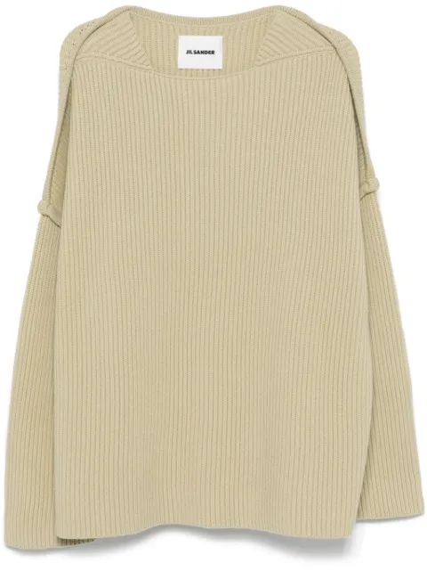 Jil Sander ribbed sweater Green J21GP0153J14747