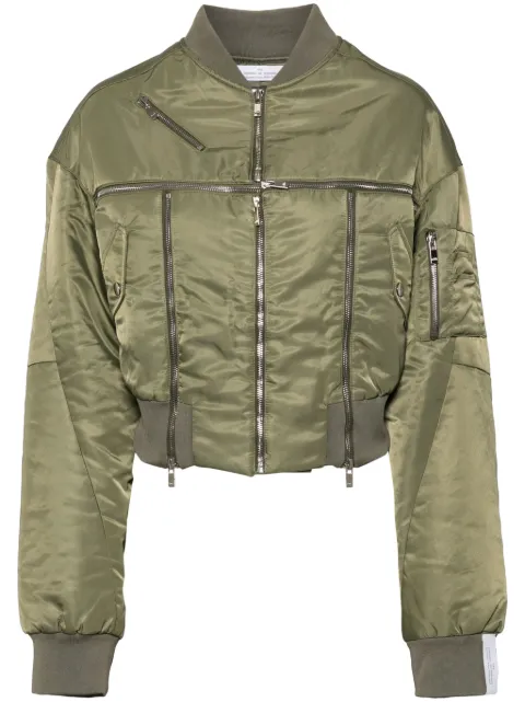 Rokh Broken bomer jacket Green R5CA158NY