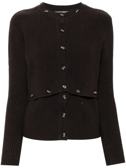 Rokh multi buttons cardigan Brown R3CA87W