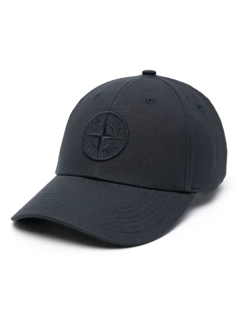 Stone Island logo-embroidered baseball cap Grey L2S159100013S0248