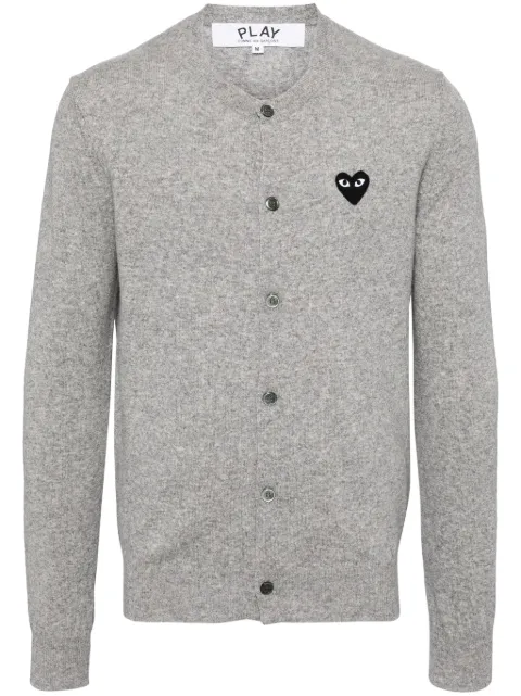 Comme Des Garçons Play wool cardigan Grey AXN023051