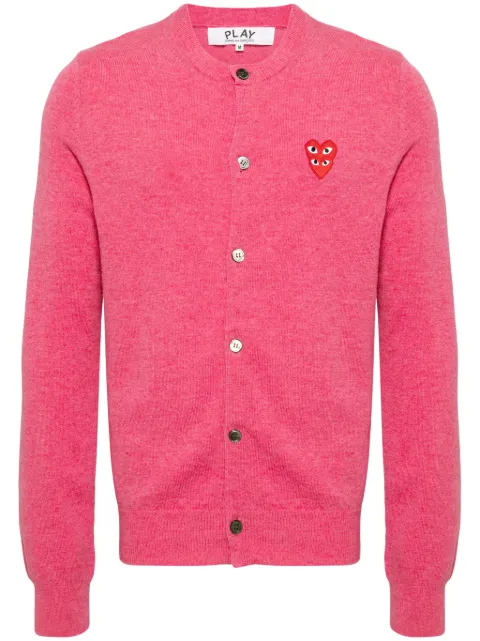 Comme Des Garçons Play wool cardigan Pink AXN075051