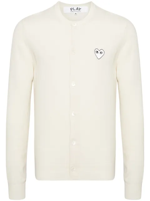 Comme Des Garçons Play wool cardigan Neutrals AXN065051