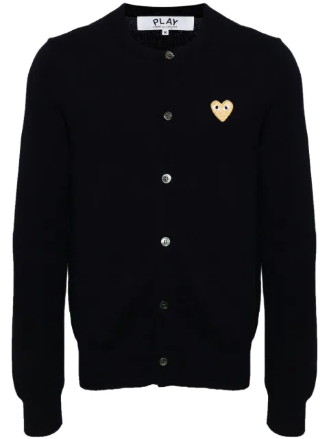 Comme Des Garçons Play wool cardigan Blue AXN049051