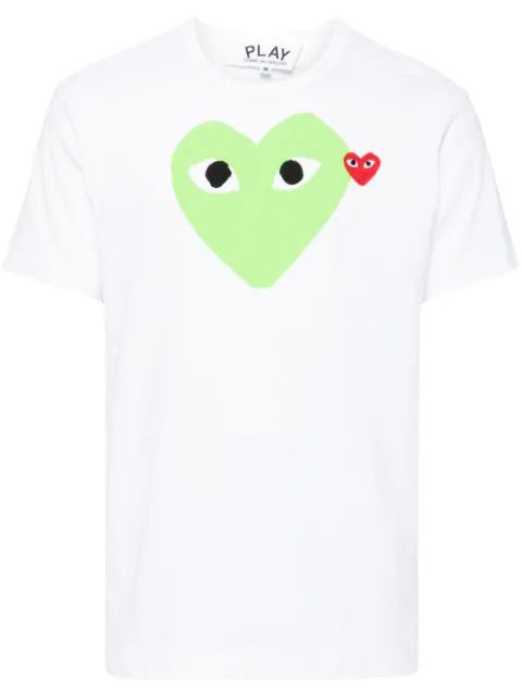 Comme Des Garçons Play cotton T-shirt White AXT106051