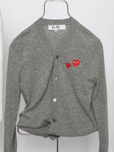 Comme Des Garçons Play wool cardigan Grey AXN072051