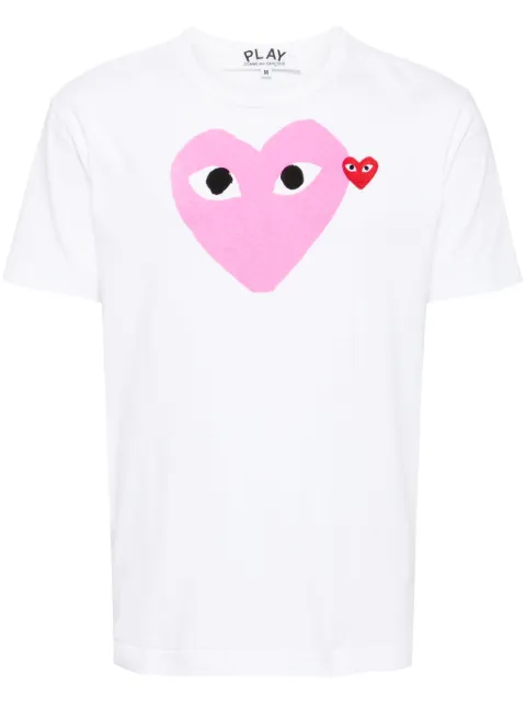 Comme Des Garçons Play crew-neck T-shirt White AXT106051