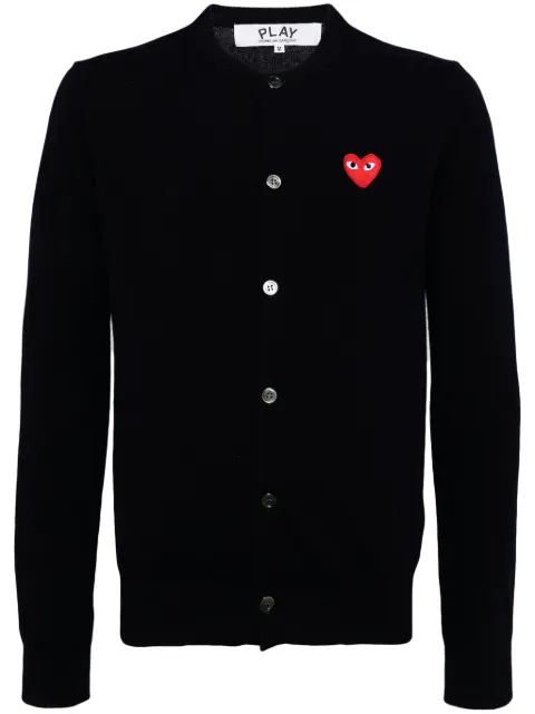 Comme Des Garçons Play wool cardigan Blue AXN007051