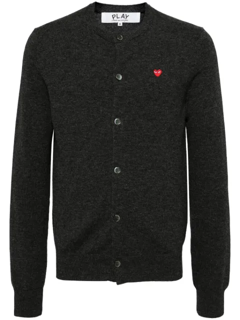 Comme Des Garçons Play wool cardigan Grey AXN079051