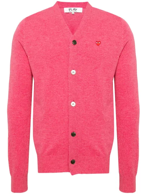 Comme Des Garçons Play wool cardigan Pink AXN080051
