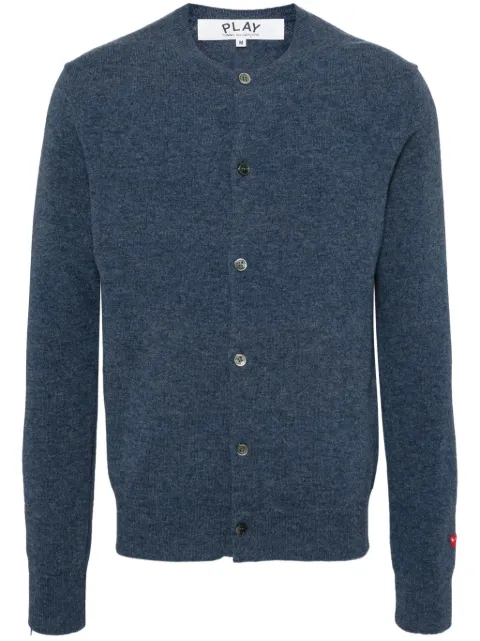 Comme Des Garçons Play wool cardigan Blue AXN091051