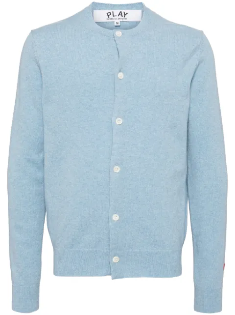 Comme Des Garçons Play wool cardigan Blue AXN091051