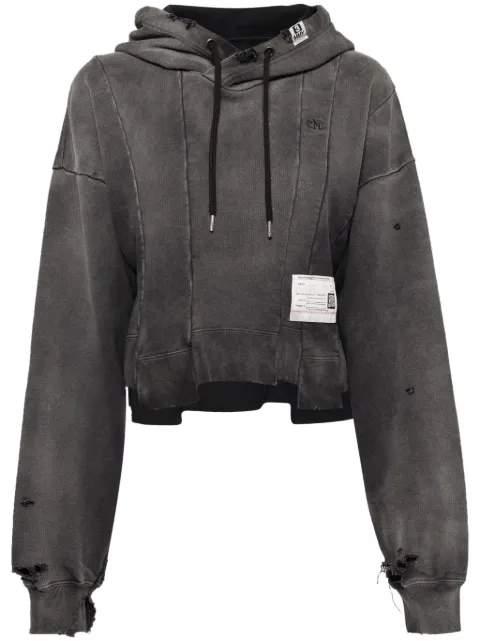 Maison MIHARA YASUHIRO cotton hoodie Grey B13HD544