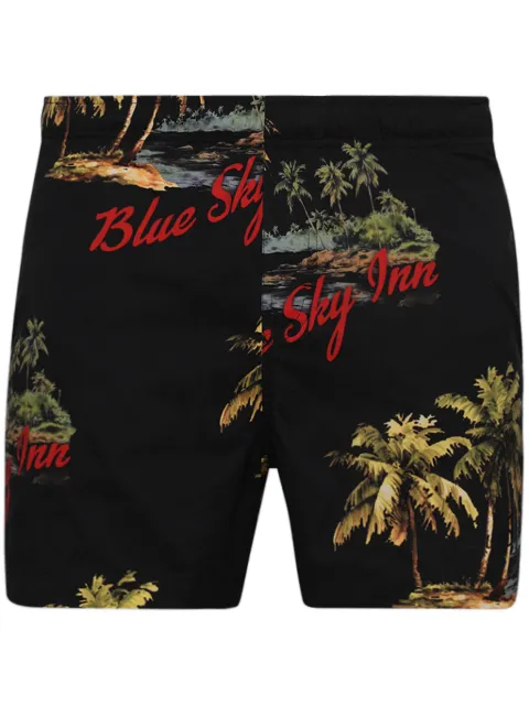 BLUE SKY INN Island deck shorts Black BS2402SW035