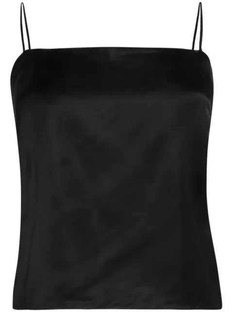 WARDROBE.NYC sleeveless satin top Black W1090R17
