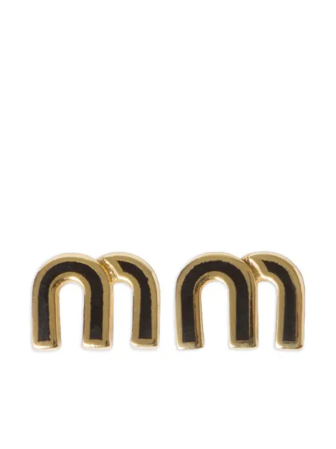Miu Miu enameled earrings Gold 5JO9112F6T