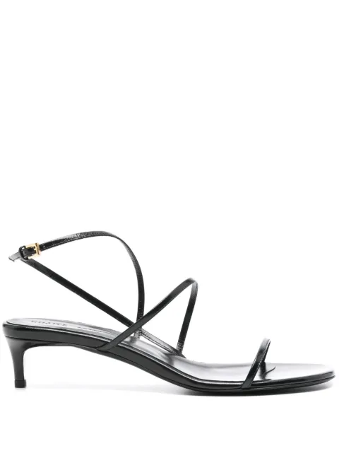 KHAITE 35mm Loop sandals Black F3076920200