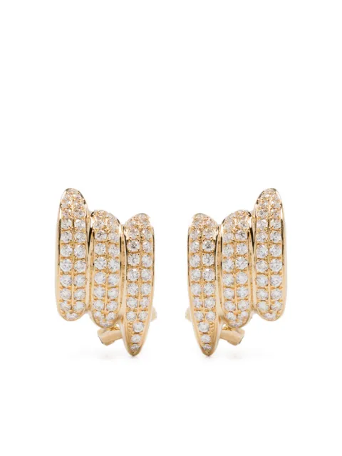 Anita Ko 18K yellow gold small Clair diamond earrings Gold AKEDCLAIREYG