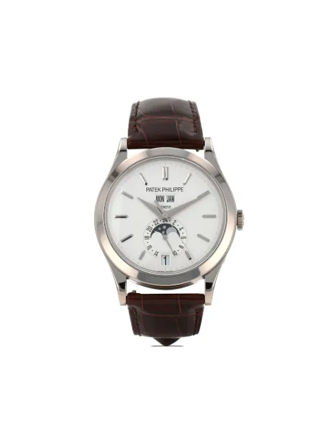 Patek Philippe Pre-Owned 2011 pre-owned Annual Calendar 38mm White 412095