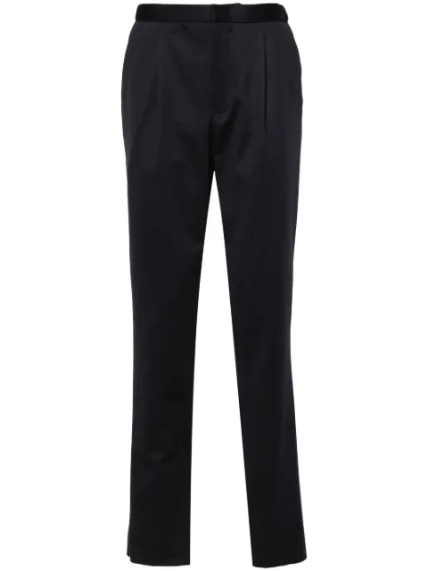 Emporio Armani pleat-detail trousers Blue EM000496TE11061