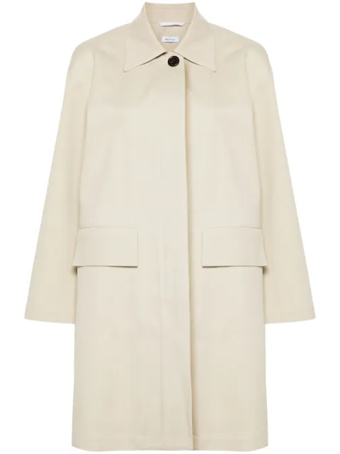 Thom Browne cotton trench coat Neutrals FOC859UF0650