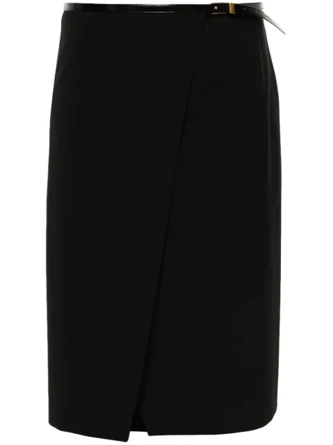 Philosophy Di Lorenzo Serafini wrap skirt Black A01117126