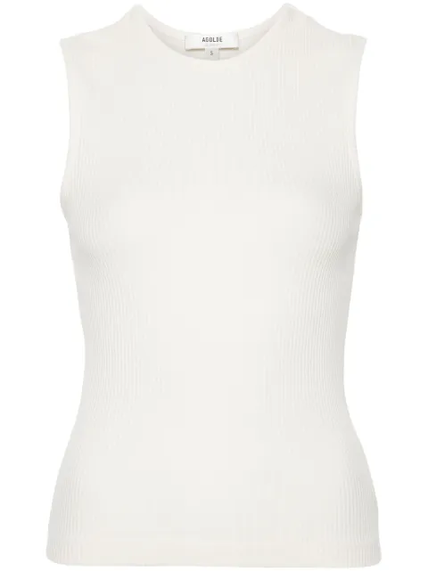 AGOLDE Binx tank top White A72923048
