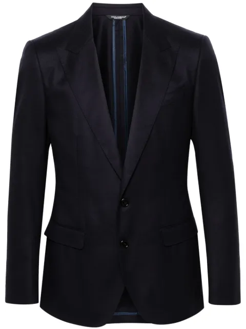Dolce & Gabbana virgin-wool blazer Blue G2NW0TGI251