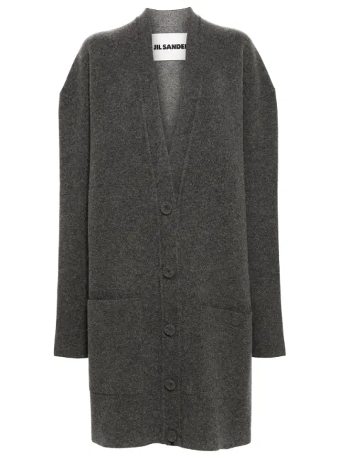 Jil Sander drop-shoulder cardigan Grey J02HP0025J14509