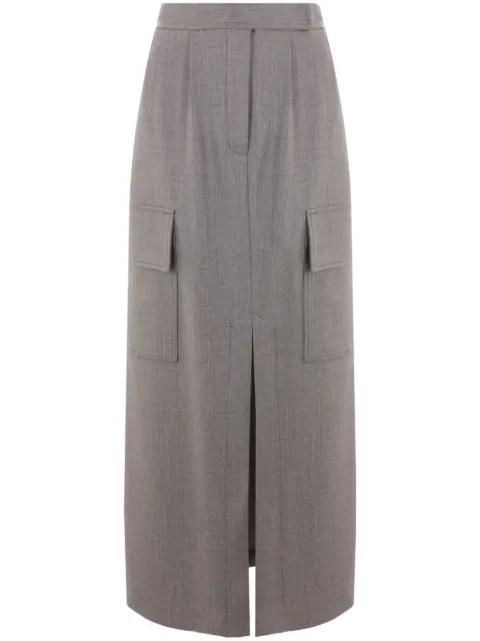 CRIDA Chioggia midi skirt Grey CHIOGGIA
