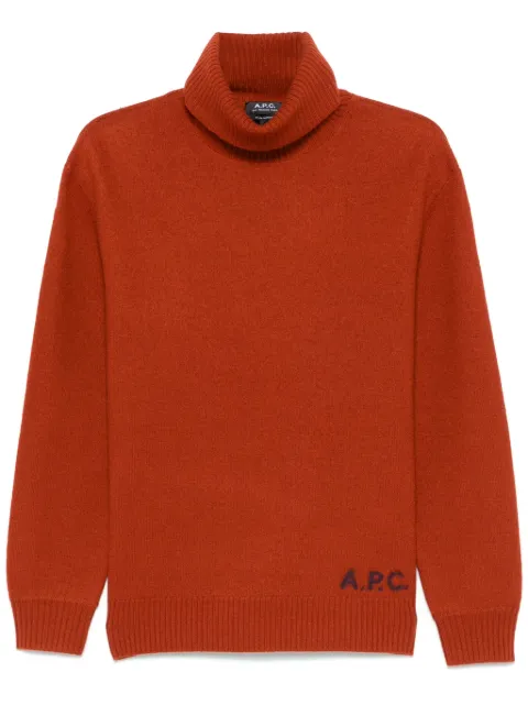 A.P.C. Walter sweater Orange WVBDKM23248