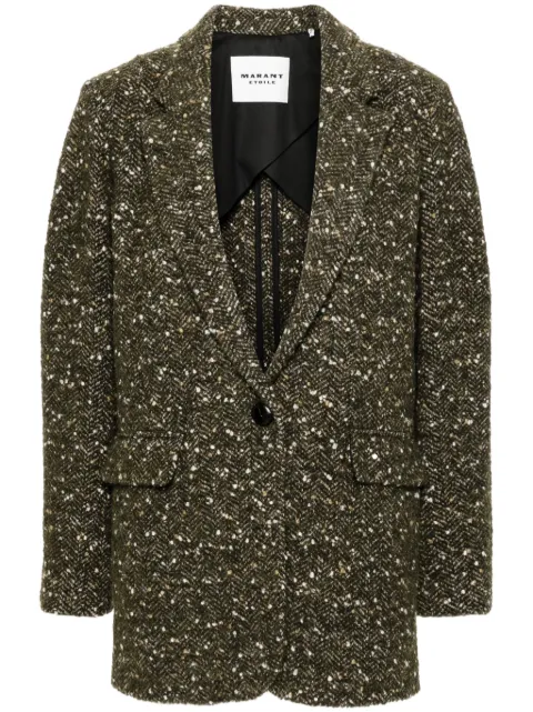 MARANT ÉTOILE Hayden blazer Green VE0387FAB3D01E