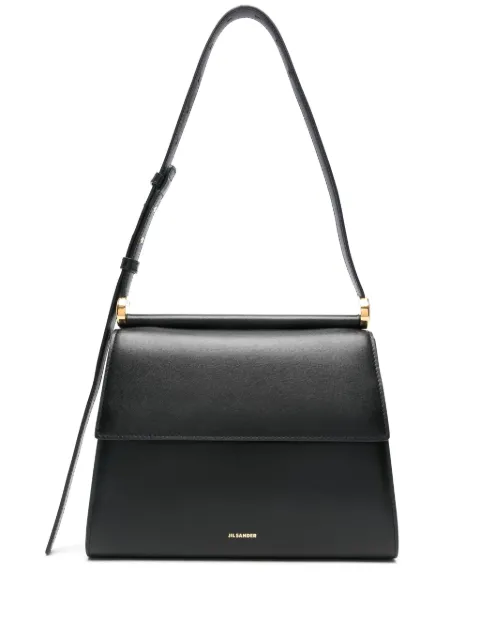 Jil Sander leather shoulder bag Black J07ZH0048P4840
