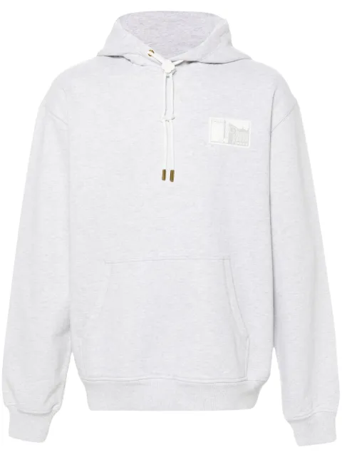 Casablanca Tennis Statues-patch hoodie Grey MF24JTP09301