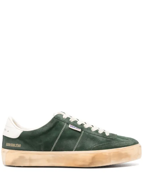 Golden Goose Soul Star suede sneakers Green GMF00464F005047