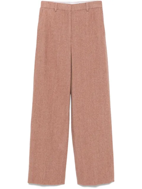 Stella McCartney mélange-effect trousers Pink 6402243EJ761