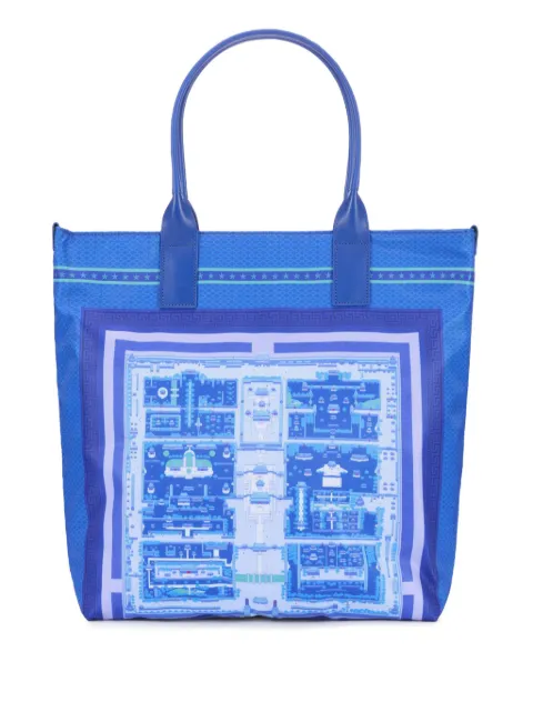 Shanghai Tang Double Happiness tote bag Blue U5WLP238AP00
