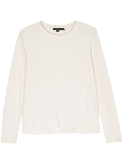 Seventy crew-neck long-sleeve T-shirt Neutrals MJ1932890180