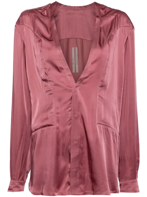 Rick Owens Secret Larry shirt Pink RP02D3241SCH
