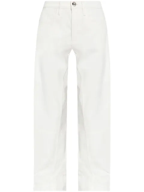 Jil Sander straight-leg trousers White J04KA0115J46463