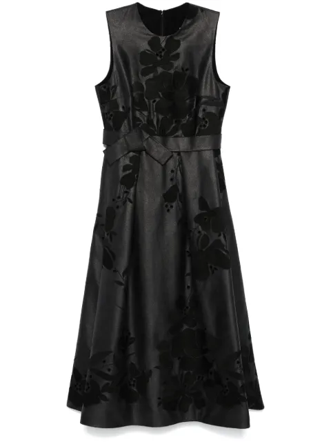 Elie Saab floral-embroidered maxi dress Black D0291NP24LE001