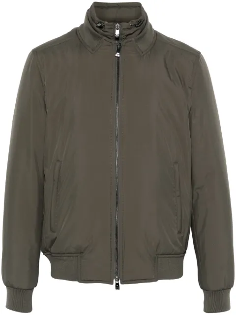Corneliani hooded bomber jacket Green 94L5R19420158