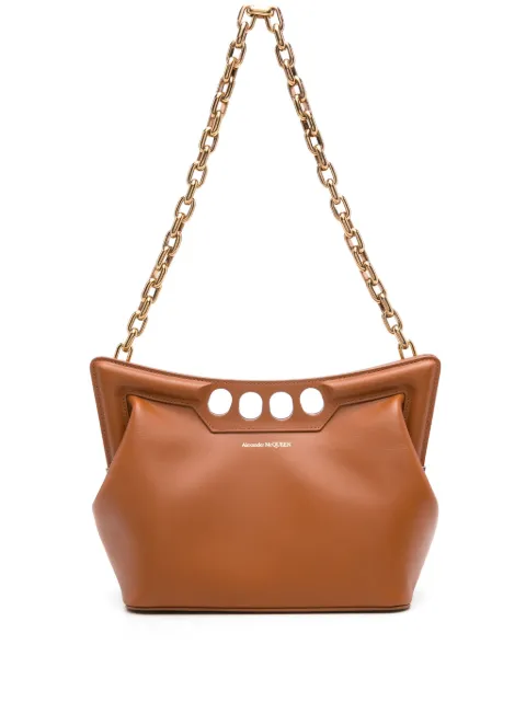 Alexander McQueen small The Peak shoulder bag Brown 7430911BLGN