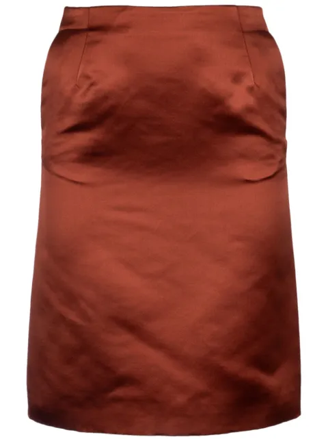 Loro Piana Silvia skirt Orange FAO4012