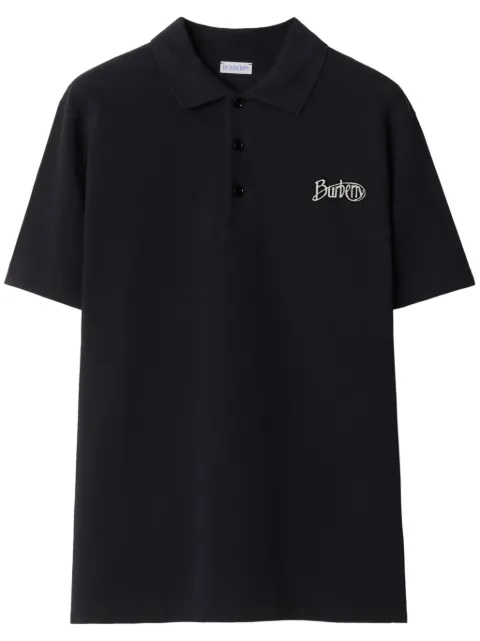 Burberry cotton polo shirt Black 8097528