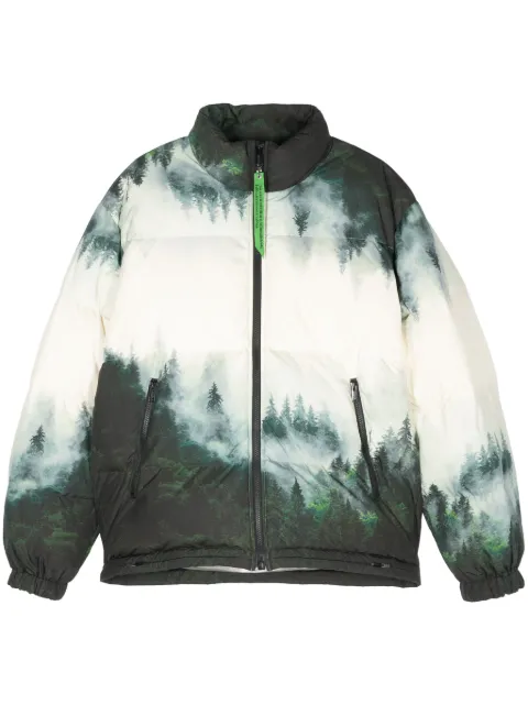 Undercover logo-print jacket Neutrals UC2D4201