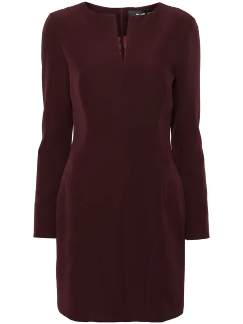 Federica Tosi V-neck mini dress Purple 31207313