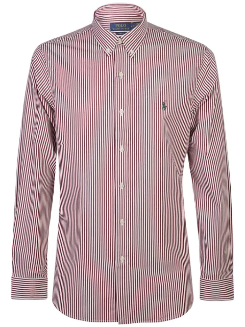 Polo Ralph Lauren striped poplin shirt Red 710929344009